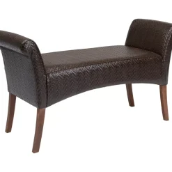 Outlet Bank Motley Textum Braun Sitzbänke