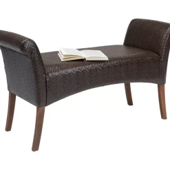 Outlet Bank Motley Textum Braun Sitzbänke