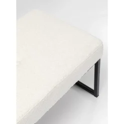 Discount Bank Smart Boucle Creme Schwarz 150Cm Sitzbänke