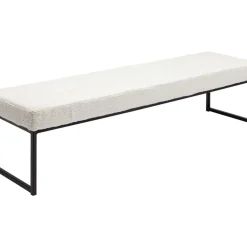 Discount Bank Smart Boucle Creme Schwarz 150Cm Sitzbänke