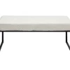 Best Bank Smart Boucle Creme Schwarz 90Cm Sitzbänke