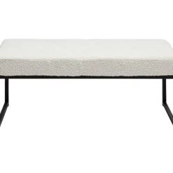 Best Bank Smart Boucle Creme Schwarz 90Cm Sitzbänke