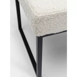 Best Bank Smart Boucle Creme Schwarz 90Cm Sitzbänke