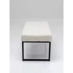 Best Bank Smart Boucle Creme Schwarz 90Cm Sitzbänke