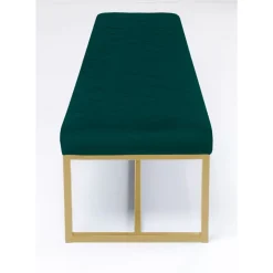 Online Bank Smart Dunkelgrun Messing 150X40Cm Sitzbänke