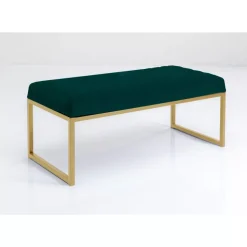 New Bank Smart Dunkelgrun Messing 90Cm Sitzbänke