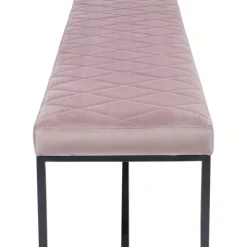 Outlet Bank Smart Rosa Schwarz 150X40Cm Sitzbänke