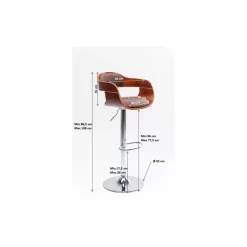 Online Barhocker Monaco Schoko Sitzbänke