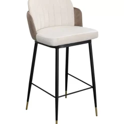 Discount Barstuhl Hojas Beige Sitzbänke