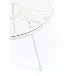 New Beistelltisch Acapulco Weiss Outdoormöbel