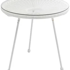 New Beistelltisch Acapulco Weiss Outdoormöbel