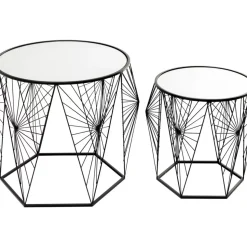 New Beistelltisch Cobweb Schwarz (2/Set) Tische