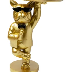 Online Beistelltisch Cool Bulldog Tray Gold 34X55Cm Tische