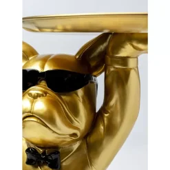 Online Beistelltisch Cool Bulldog Tray Gold 34X55Cm Tische