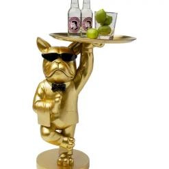 Online Beistelltisch Cool Bulldog Tray Gold 34X55Cm Tische
