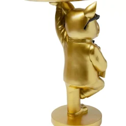 Online Beistelltisch Cool Bulldog Tray Gold 34X55Cm Tische
