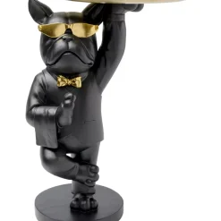 Best Beistelltisch Cool Bulldog Tray Schwarz 34X55Cm Tische