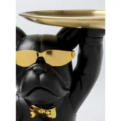 Best Beistelltisch Cool Bulldog Tray Schwarz 34X55Cm Tische