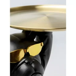 Best Beistelltisch Cool Bulldog Tray Schwarz 34X55Cm Tische