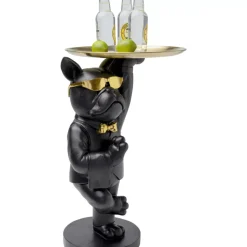 Best Beistelltisch Cool Bulldog Tray Schwarz 34X55Cm Tische