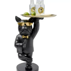 Best Beistelltisch Cool Bulldog Tray Schwarz 34X55Cm Tische