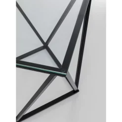 Outlet Beistelltisch Cristallo Schwarz 50X50Cm Tische