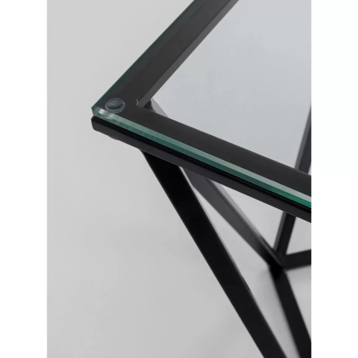 Outlet Beistelltisch Cristallo Schwarz 50X50Cm Tische