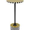Outlet Beistelltisch Domero Checkers Olive O25Cm Tische