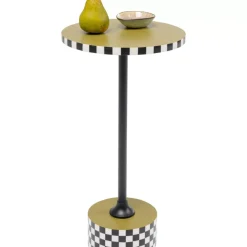 Outlet Beistelltisch Domero Checkers Olive O25Cm Tische