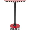 Outlet Beistelltisch Domero Checkers Rot O40Cm Tische