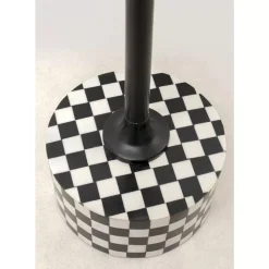 Beistelltisch Domero Chess Schwarz Weis O25Cm Tische