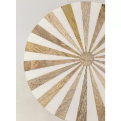 Sale Beistelltisch Domero Cirque Gold Weis O25Cm Tische