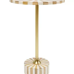 Sale Beistelltisch Domero Cirque Gold Weis O40Cm Tische