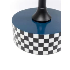 Outlet Beistelltisch Domero Race Blau O40Cm Tische