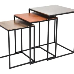 Beistelltisch Loft Square Vintage (3/Set) 41X41Cm Tische