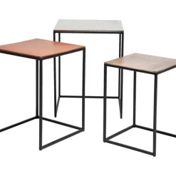 Beistelltisch Loft Square Vintage (3/Set) 41X41Cm Tische