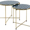 Sale Beistelltisch Priya Blau (2/Set) Tische
