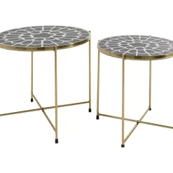 Sale Beistelltisch Priya Schwarz (2/Set) Tische