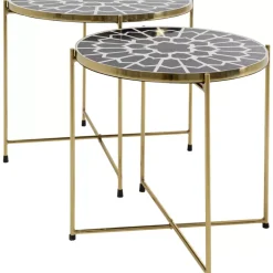 Sale Beistelltisch Priya Schwarz (2/Set) Tische