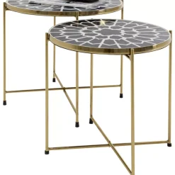 Sale Beistelltisch Priya Schwarz (2/Set) Tische