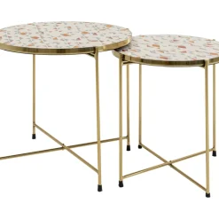 New Beistelltisch Priya Weis (2/Set) Tische