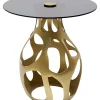 Outlet Beistelltisch Volcano Gold O60Cm Tische