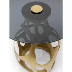 Outlet Beistelltisch Volcano Gold O60Cm Tische