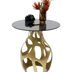 Outlet Beistelltisch Volcano Gold O60Cm Tische