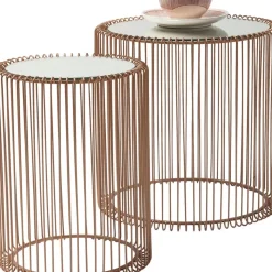 New Beistelltisch Wire Copper (2/Set) O44Cm Tische