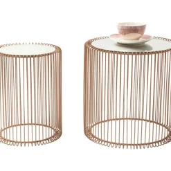 New Beistelltisch Wire Copper (2/Set) O44Cm Tische