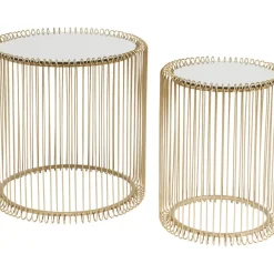 Online Beistelltisch Wire Messing (2/Set) O44Cm Tische