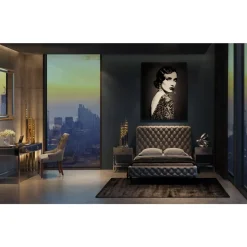 Online Bett Desire Hoch Silbergrau 160X200 Cm Betten