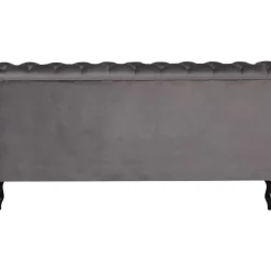 New Bett Desire Velvet Silbergrau 180X200 Cm Betten