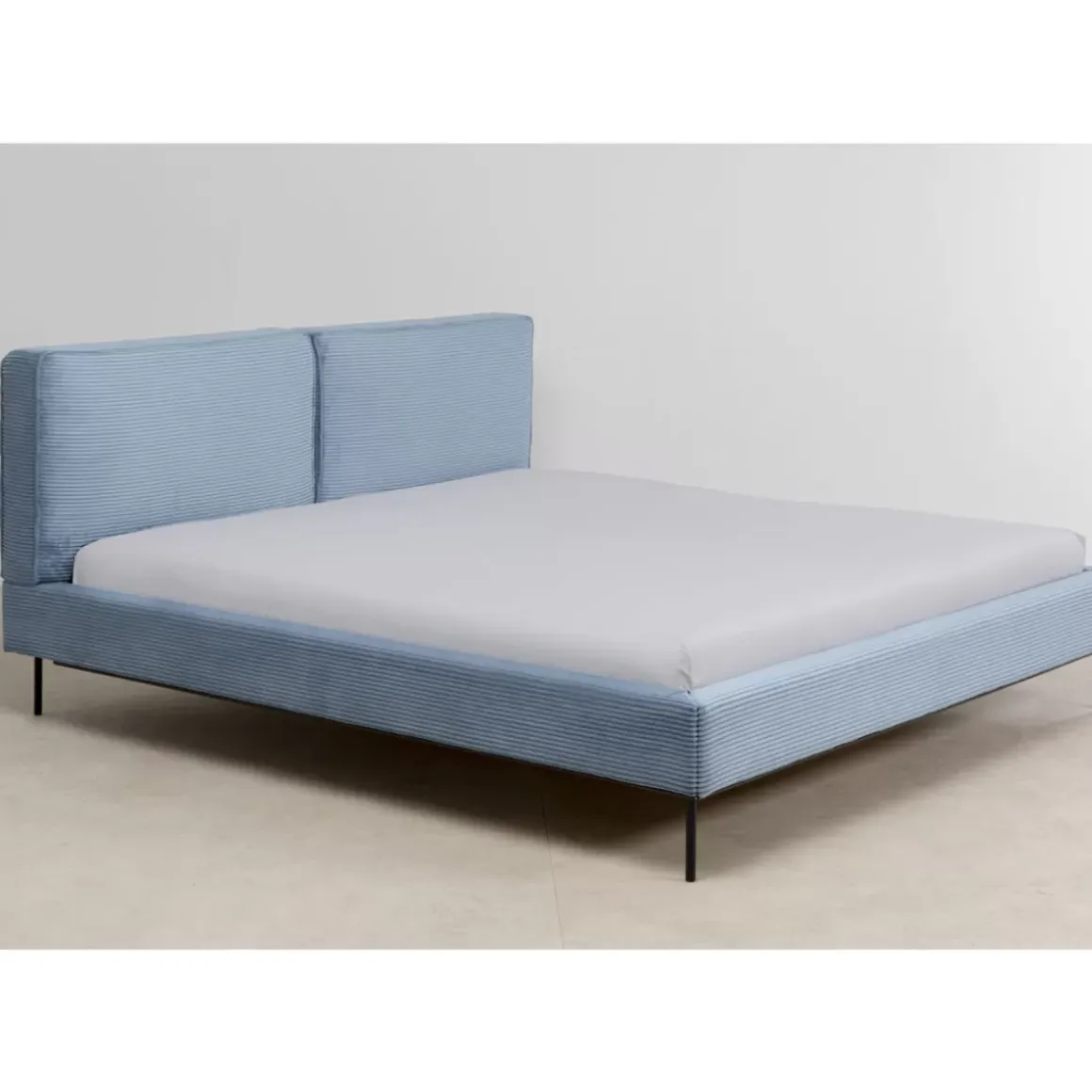 Online Bett East Side Cord Blau 180X200Cm Betten